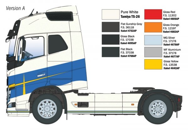 Italeri 3970 Volvo FH16 Medium Roof 1/24