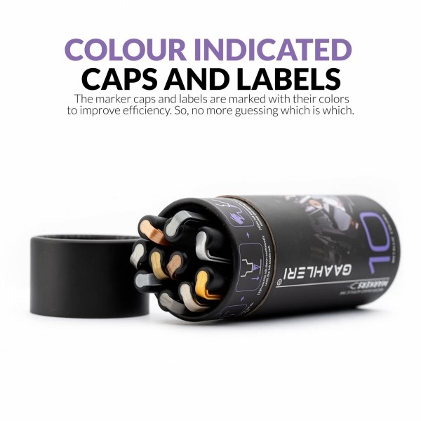 Gaahleri GM-SET Metallic Series Marker Set (10 pcs)