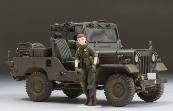 Fine Molds HC03 Historic Costume Girl Type 73 Light Truck With Figure Himeko 1/35