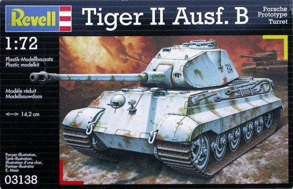 Revell 03138 Tiger II Ausf. B Porsche Prototype Turret (1:72)