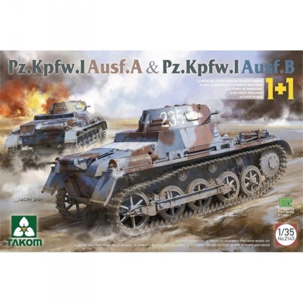 Takom 2145 Pz.Kpfw. I Ausf. A &amp; Pz.Kpfw. I Ausf. B 1/35