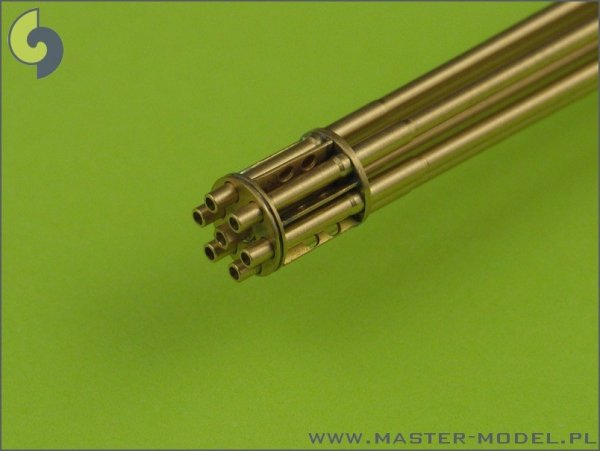 Master AM-32-029 M61 A1 Vulcan - Six-barrelled rotary 20mm cannon - turned barrels with etched barrel clamps (1:32)