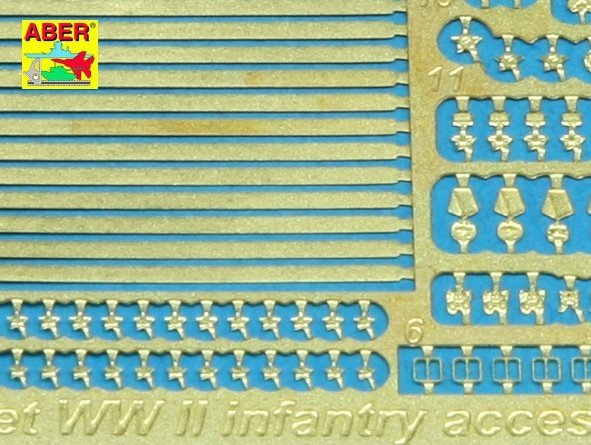 Aber 35A113 Soviet WW II infantry accessories (1:35)