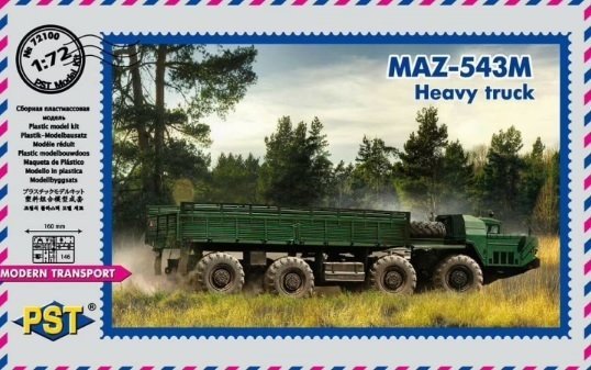 PST 72100 MAZ-543M Heavy Truck 1/72
