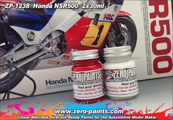 Zero Paints ZP-1238 Honda NSR500 1984 Paint Set 2x30ml
