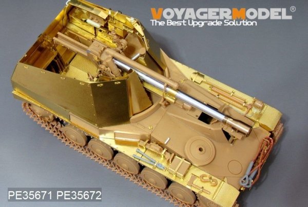 Voyager Model PE35672 WWII German self-propelled howitzer Wespe Fenders and Amour Plate (For TAMIYA 35200) 1/35