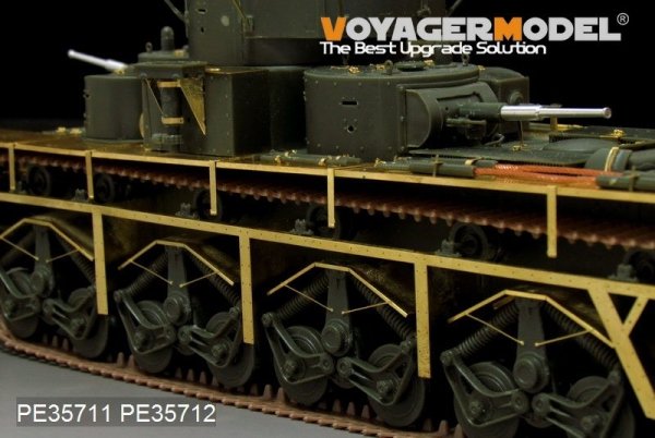 Voyager Model PE35711 WWII Russian T-35 Heavy Tank Basic (Gun barrel Include) (For HobbyBoss 83841) 1/35