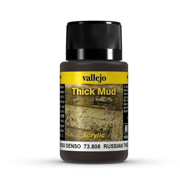 Vallejo 73808 Thick Mud - Russian Mud 40ml