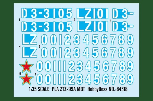 Hobby Boss 84518 PLA ZTZ-99A MBT 1/35