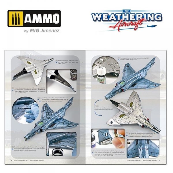 Ammo of Mig 5222 The Weathering Aircraft N 22. HIGHLIGHTS AND SHADOWS (English)