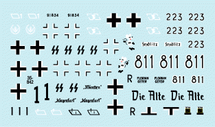 Star Decals 35-842 Waffen-SS StuG # 1 1/35