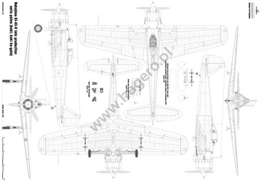 Kagero 7027 Nakajima Ki-43 Hayabusa. Ki-43-I/Ki-43-II/Ki-43-III models EN/PL