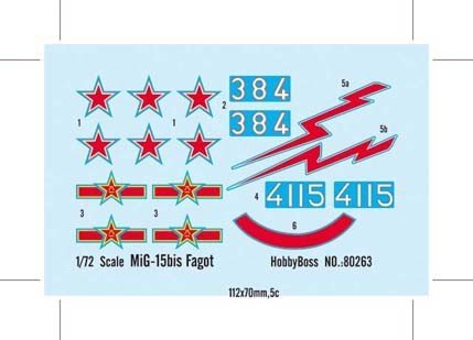 Hobby Boss 80263 MiG-15bis Fagot (1:72)