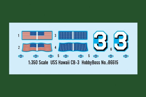 Hobby Boss 86515 USS Hawaii CB-3 1/350