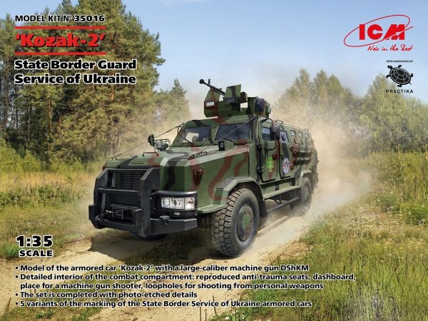 ICM 35016 Kozak-2 State Border Guard Service of Ukraine 1/35