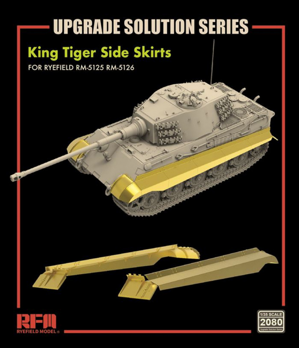 Rye Field Model 2080 King Tiger Fender Set (for RFM) - Upgrade Solution Series 1/35