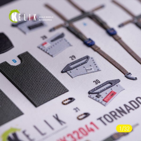 Kelik K32040 Tornado IDS - interior 3D decals for Italeri kit 1/32