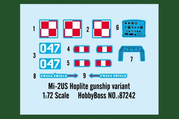Hobby Boss 87242 Mi-2US Hoplite gunship variant (1:72)