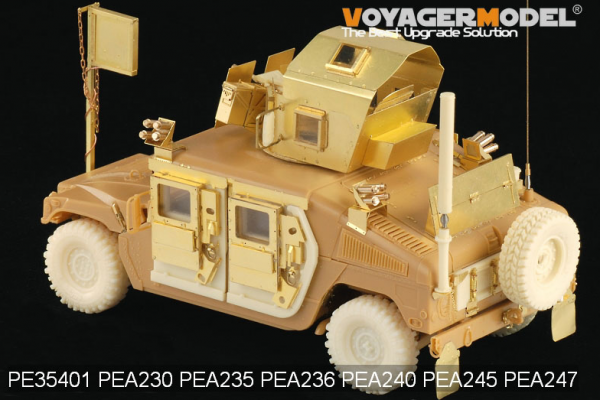 Voyager Model PEA245 Modern HUMVEE/DUMVEE family Super Swaper wheels w/spare wheel (GP) 1/35