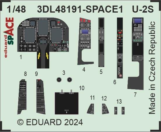 Eduard 3DL48191 U-2S SPACE HOBBY BOSS 1/48