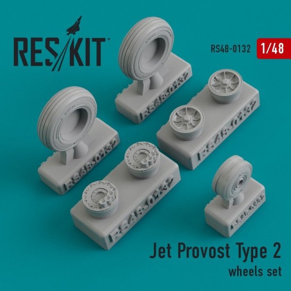RESKIT RS48-0132 Jet Provost Type 2 wheels set 1/48