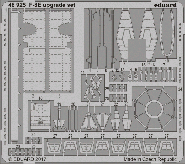 Eduard 48925 F-8E upgrade set EDUARD 1/48