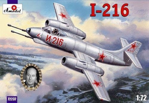 A-Model 72237 Soviet jet fighter Alexeyev I-216 1/72