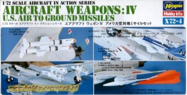 Hasegawa X72-4 US Aircraft weapons IV (1:72)
