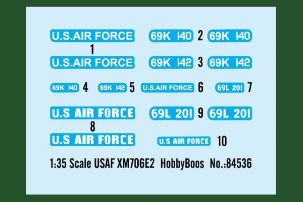 Hobby Boss 84536 USAF XM706E2 1/35