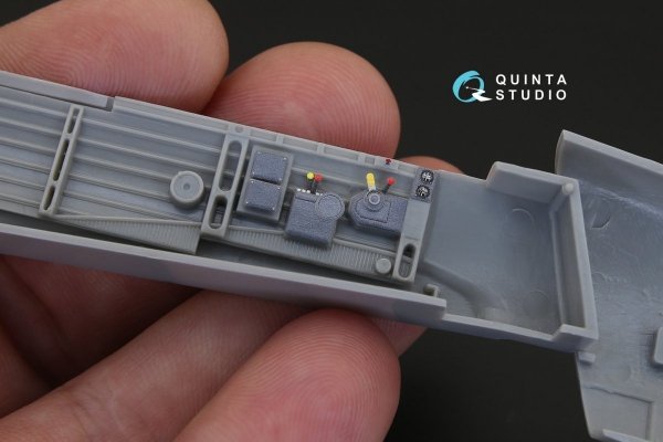 Quinta Studio QD48092 Ju 87D/G 3D-Printed &amp; coloured Interior on decal paper (for Hasegawa kit) 1/48