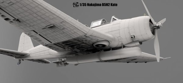 Border Model BF-005 Nakajima B5N2 Type 97 Carrier Attack Bomber &quot;Kate&quot; w/ Full interior 1/35