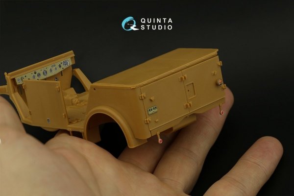 Quinta Studio QD35056 Horch 108 typ 40 3D-Printed &amp; coloured Interior on decal paper ( ICM ) 1/35