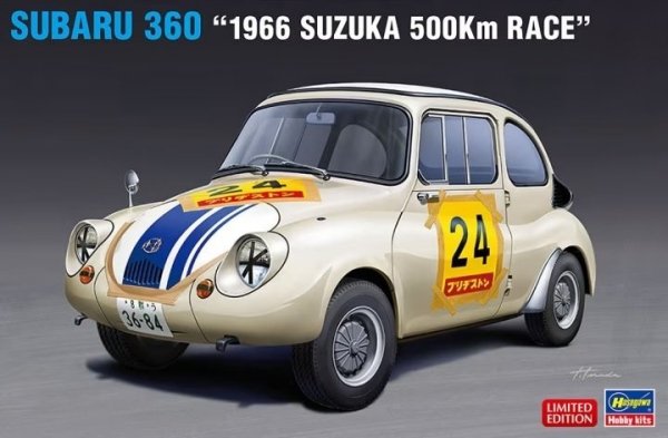 Hasegawa 20569 Subaru 360 &quot;1966 Suzuka 500km Race&quot; 1/24