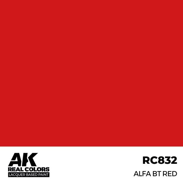 AK Interactive RC832 Alfa BT Red 17 ml