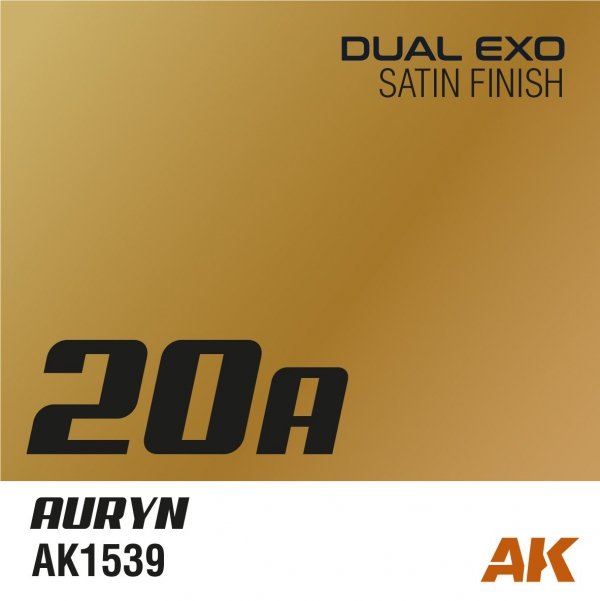 AK Interactive AK1564 DUAL EXO SET 20 – 20A AURYN &amp; 20B GOLD ECLIPSE