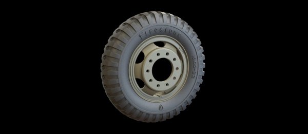 Panzer Art RE35-372 White 666 road wheels (Goodyear) 1/35