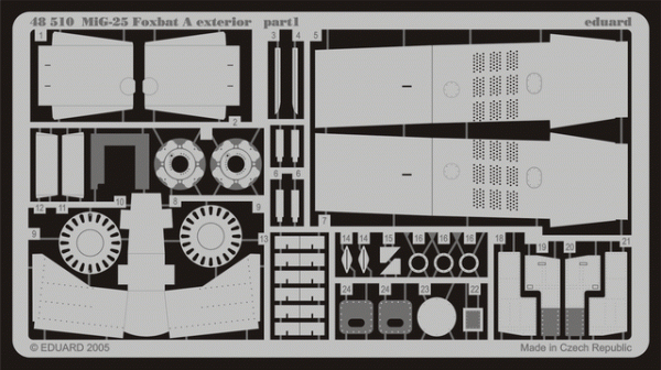 Eduard 48510 MiG-25 Foxbat A exterior 1/48  (REVELL)