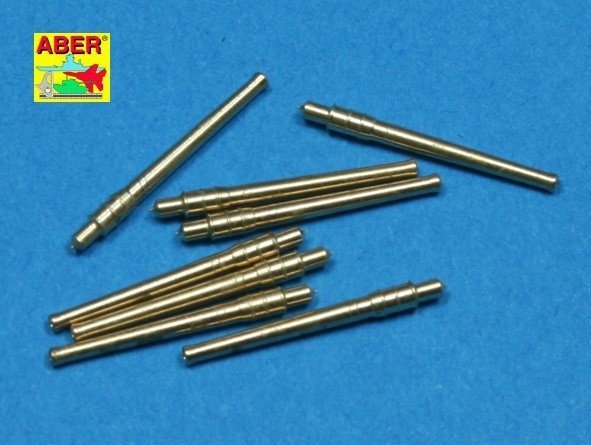 Aber 1:700L-28 Set of 8 pcs 356mm (14in) L45 Vickers type 41 barrels for Kongo, Haruna, Hiei, Kirishima 1/700