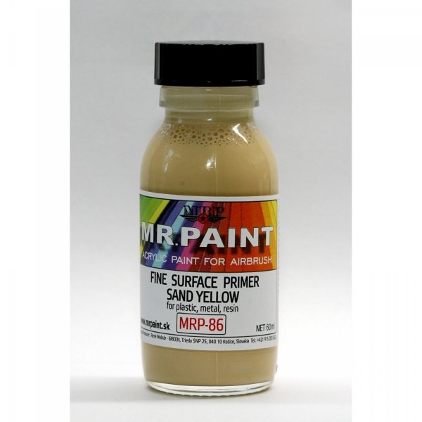 MR. Paint MRP-LPY FINE SURFACE PRIMER-SAND YELLOW 50ml