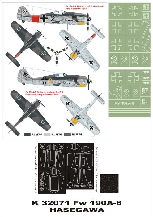 Montex K32071 Fw 190A-8 1/32