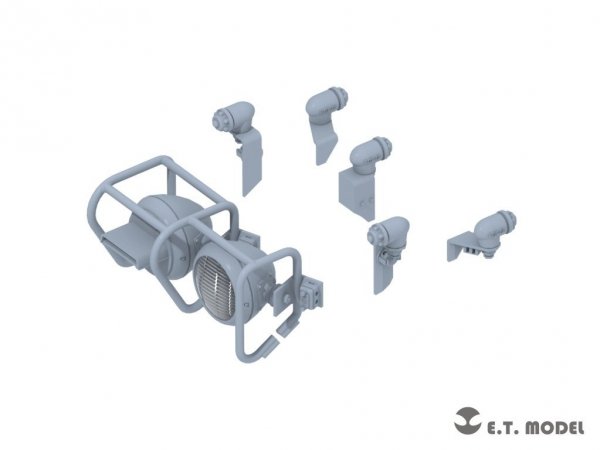 E.T. Model P35-258 Lights Set for PLA Type 59 Medium Tank ( 3D Print ) 1/35