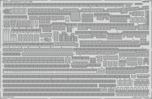 Eduard BIG5363 USS Intrepid CV-11 PART I TRUMPETER 1/350