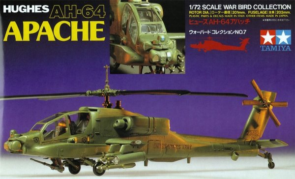 Tamiya 60707 Hughes AH-64 Apache (1:72)