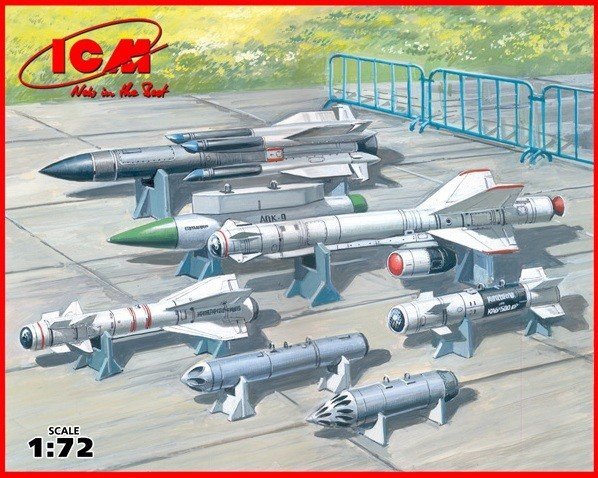 ICM 72213 Soviet Air-to-Surface Aircraft Armament (1:72)
