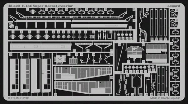 Eduard 48520 F-18E exterior 1/48  (HASEGAWA)