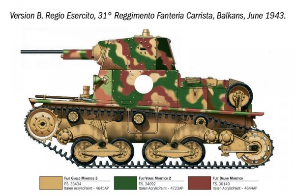 Italeri 96553 Carro Armato L6/40 1/35