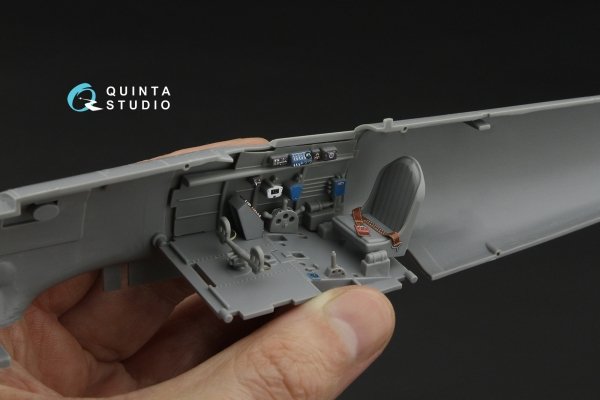Quinta Studio QD32266 Nakajima Ki-84 Hayate 3D-Printed &amp; coloured Interior on decal paper (Hasegawa) 1/32