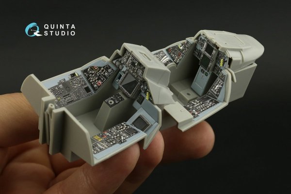 Quinta Studio QDS32099 F-14B 3D-Printed &amp; coloured Interior on decal paper (Trumpeter) (Small version) 1/32