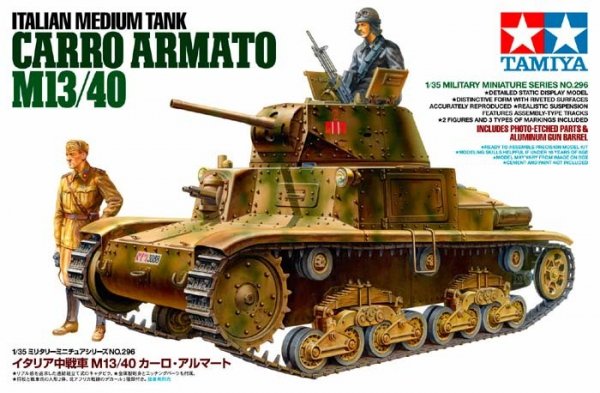 Tamiya 35296 Italian Medium Tank Carro Armato M13/40 (1:35)