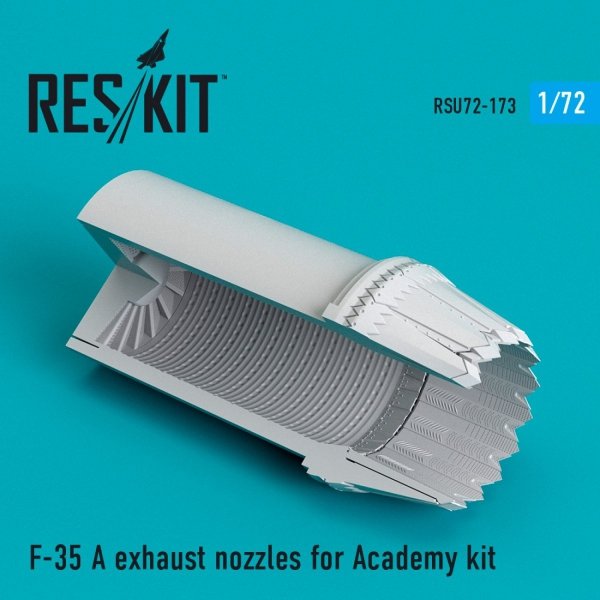 RESKIT RSU72-0173 F-35A &quot;LIGHTNING II&quot; EXHAUST NOZZLE FOR ACADEMY KIT 1/72